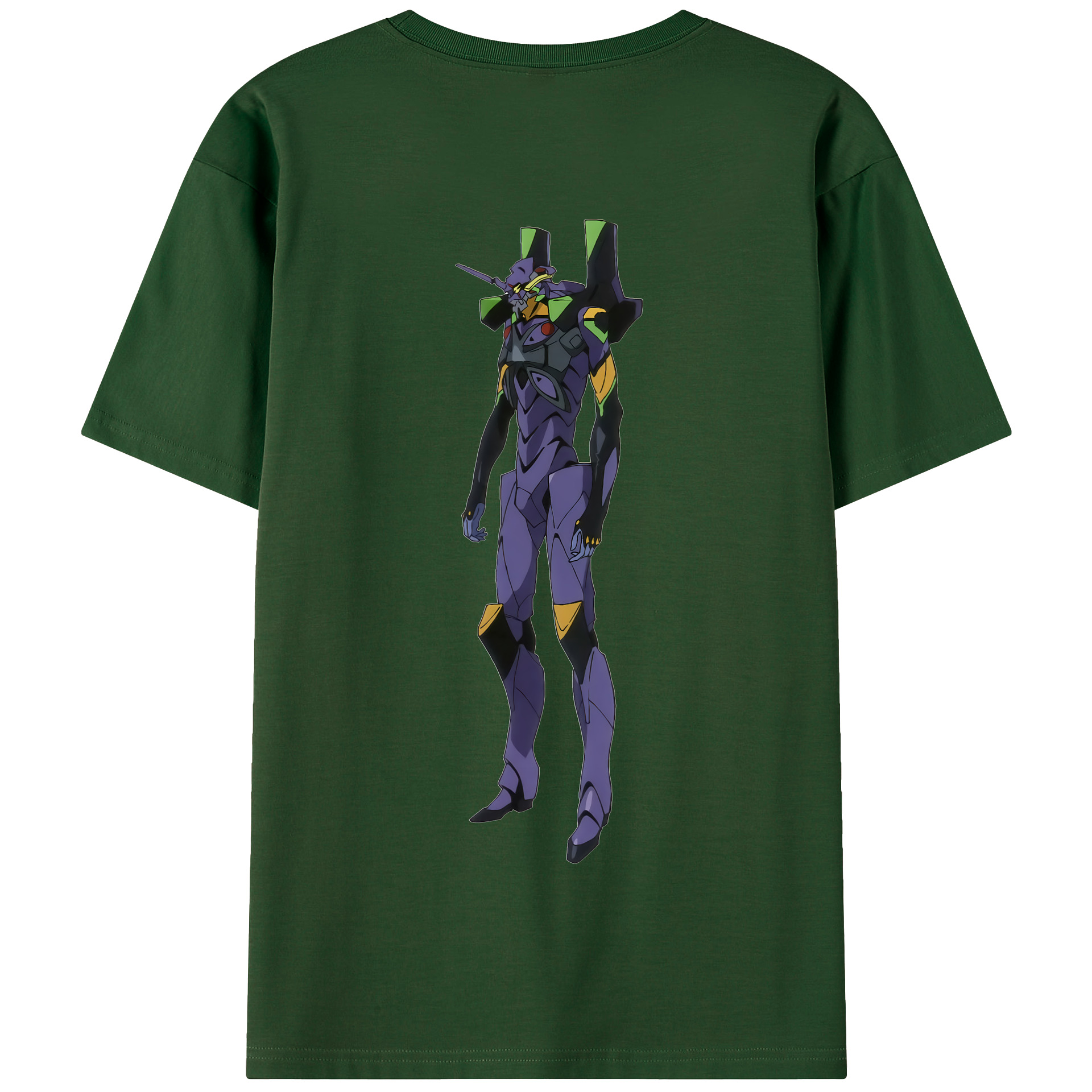 （画像用） EVA 新世紀エヴァンゲリオン 綿100％半袖Tシャツ（背面プリント）